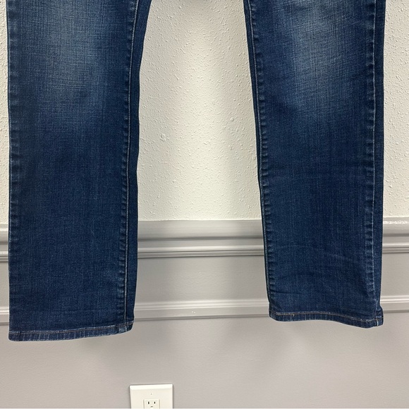 Levi's Dark Blue Straight Leg 505 Jeans - Picture 5 of 15